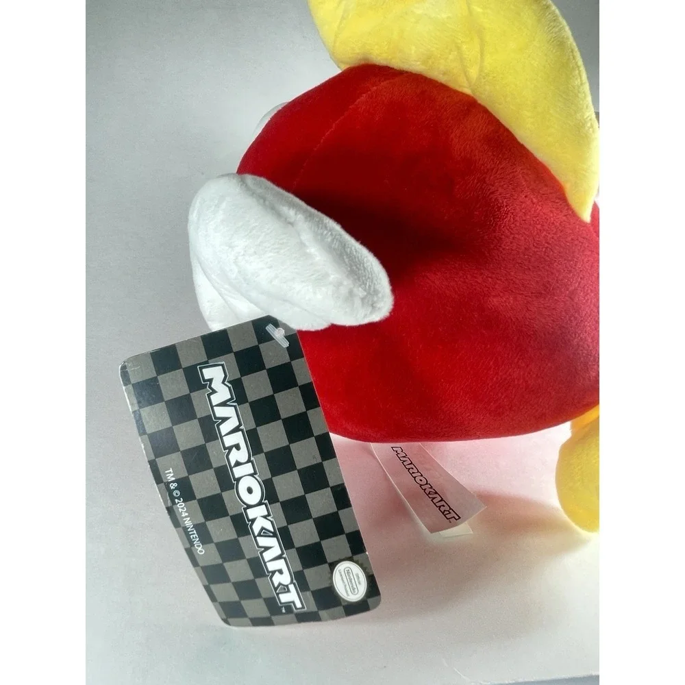 Nintendo Mario Kart Pukupuk Cheep Cheep Flying Fish Stuffed 9" Plush New w/Tag - Picture 4 of 6